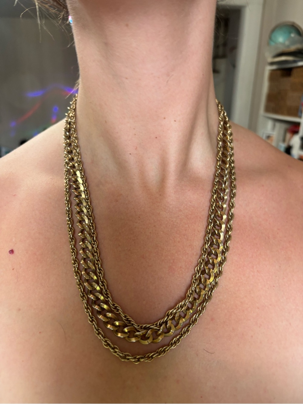✨ VINTAGE SIGNED CORO MULTI-STRAND NECKLACE ✨